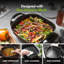 Vonshef Electric Frying Pan 6L, 30cm Square Non-Stick Multi Cooker with Glass Lid