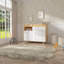 Commode à langer moderne avec rangement solide-95339358