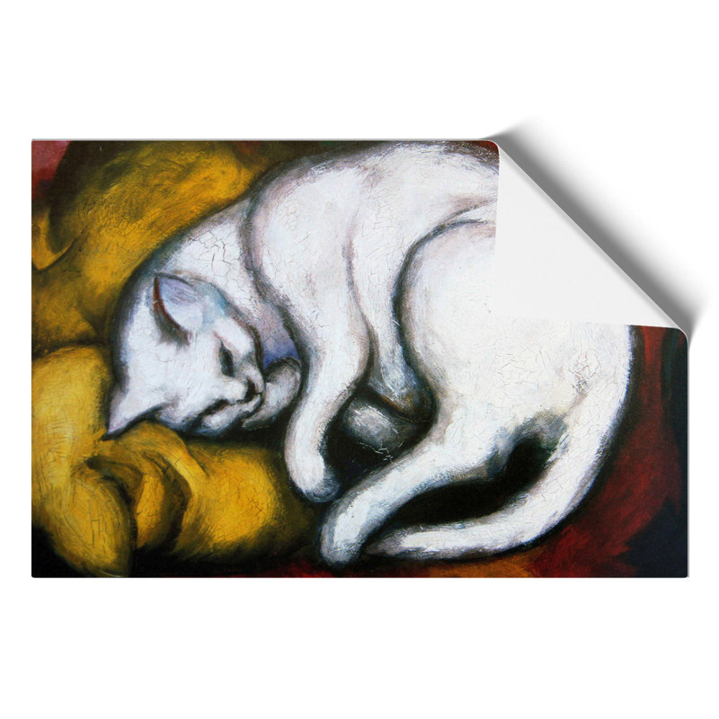 Sleeping Cat by Franz Marc - Frameless Print, 30cm H x 42cm W x 0.1cm D
