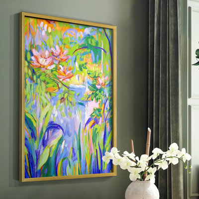 FLORAL Series DCXIX  -Premium Framed Print -Ready to Hang - No Nails Required