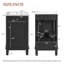 Meuble-lavabo de style français avec lavabo en céramique et porte à fermeture en douceur