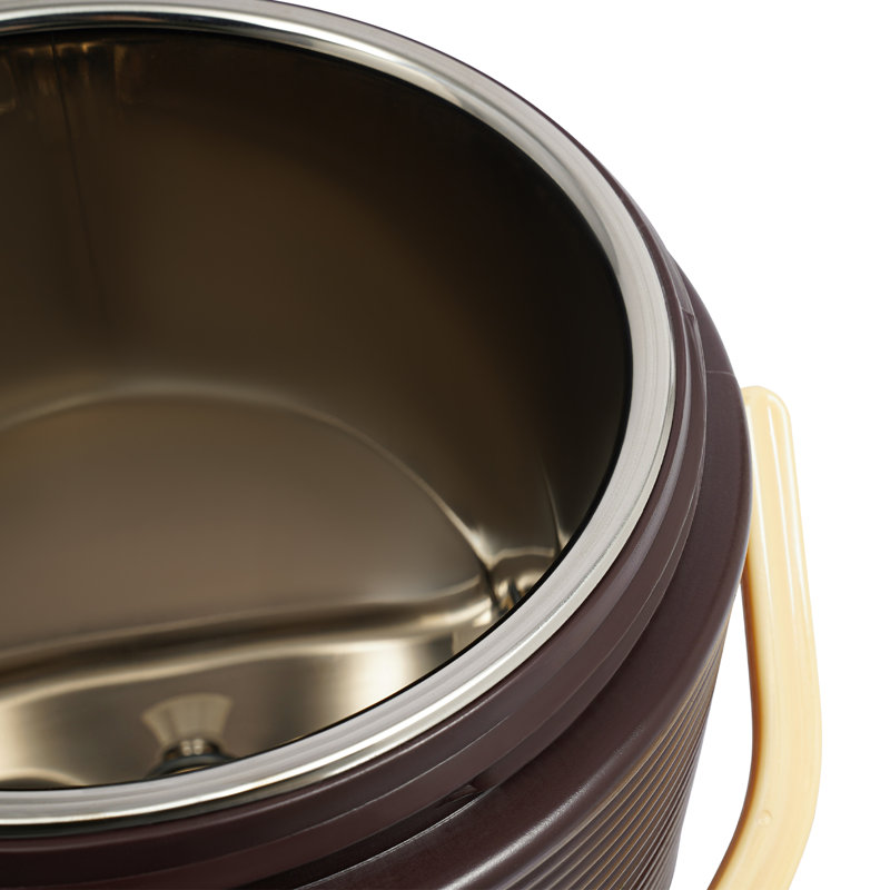 4.07Gal Cold And Hot Beverage Dispenser, Brown