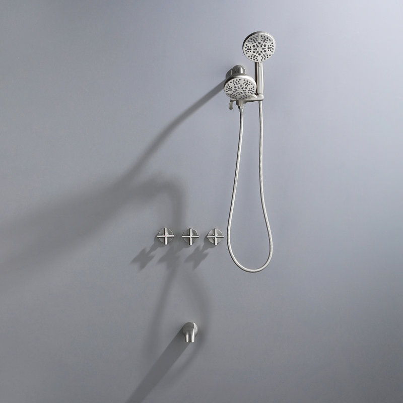 Complete Shower System, Brushed Nickel
