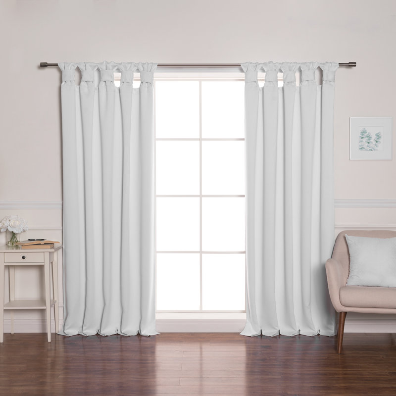 Molloy Room Darkening Curtain Panel Pair, 52" W x 84" L, Vapour