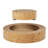Handcrafted Burl Wood Round Coffee Table with Strudy Pedestal, Mid-Century Modern Solid Wood Coffee Table for Living Room-564966794-561136759