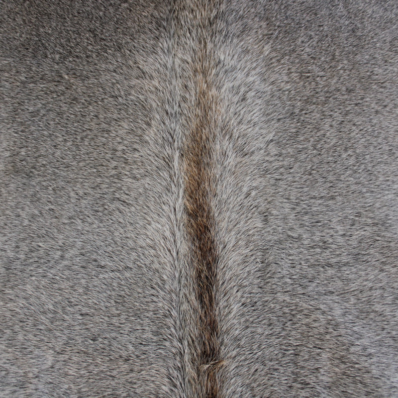 Jaycob Cowhide In Grey Rug