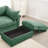 Modern Chenille Ottoman-56144803