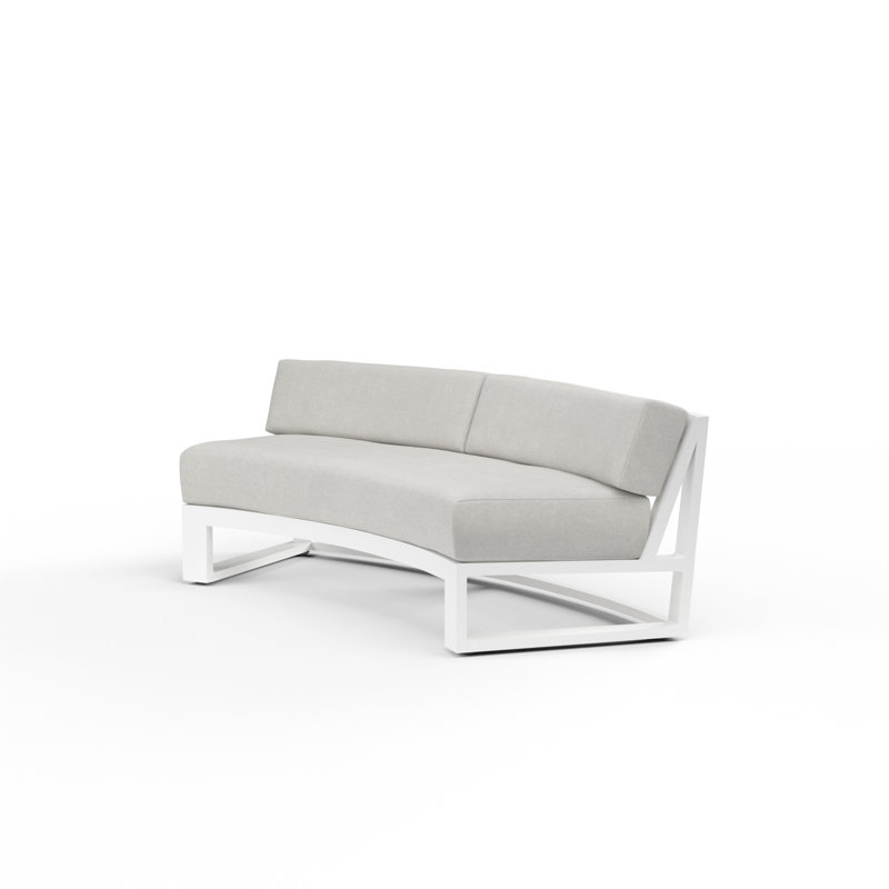 Newport Outdoor 2 - Seat Loveseat, Cast Silver Sunbrella®