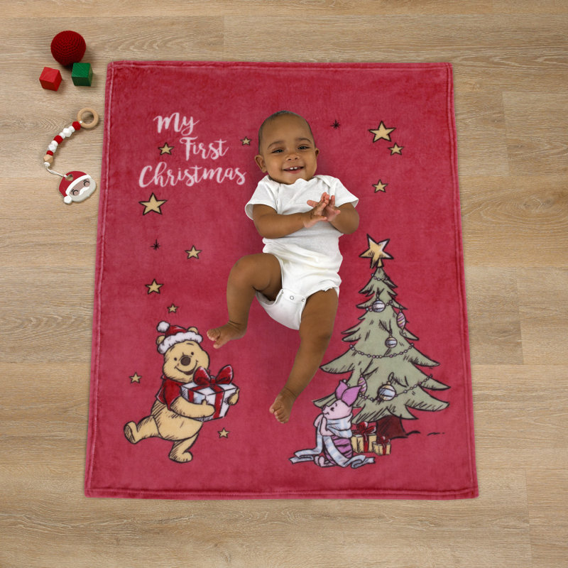 Arbre de Noël NoJo Disney Winnie l'ourson et porcelet «My First Christmas»
