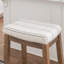 Tabouret de comptoir et de bar en bois massif sans dossier avec siège rembourré Bartonville-866721041-844602782
