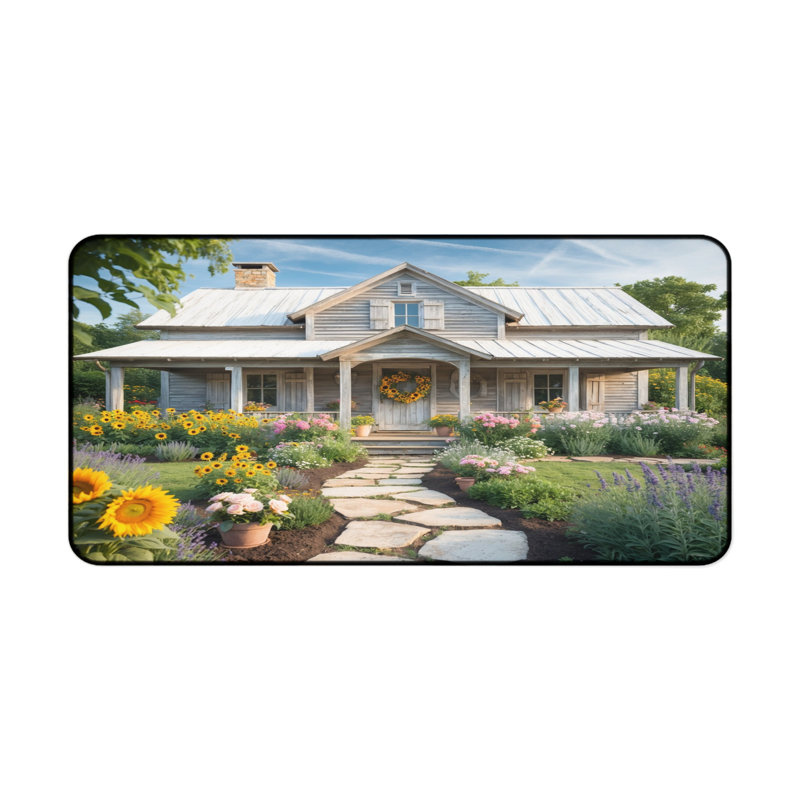 Polyester Desk Pad, 14.4x12.1