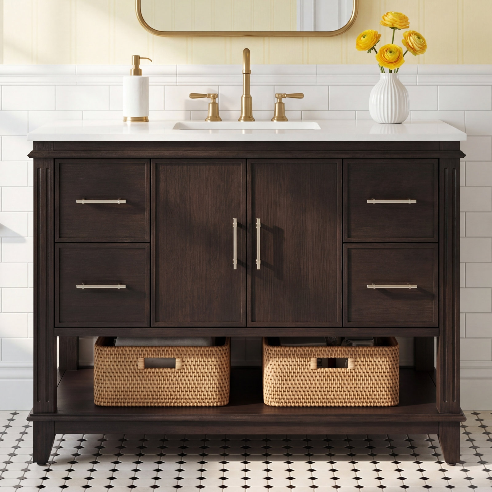 Elvie 48" Eucalyptus Single Bathroom Vanity