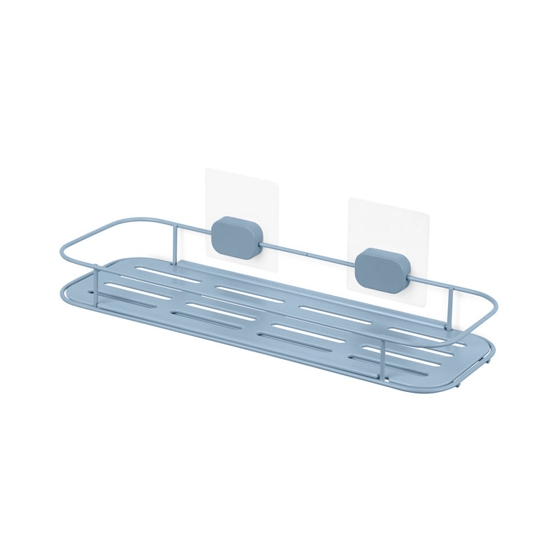 Raby Suction Shower Basket, Blue