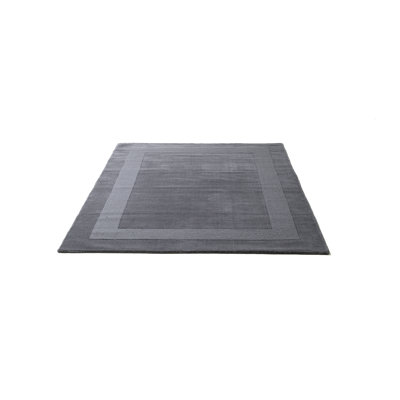 Larentius Handmade Tufted Anthracite/Grey Rug