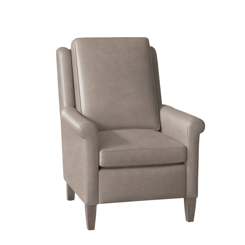 Fauteuil inclinable standard Timber, Cuir véritable blanc Milestone, Pierre, Manuel