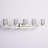 Samson 40.75" W 5-Light Steel Vanity Light with Glass Shades -1036217958