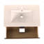 Meuble-lavabo mural 30 po avec lavabo en céramique 2 tiroirs-111124008