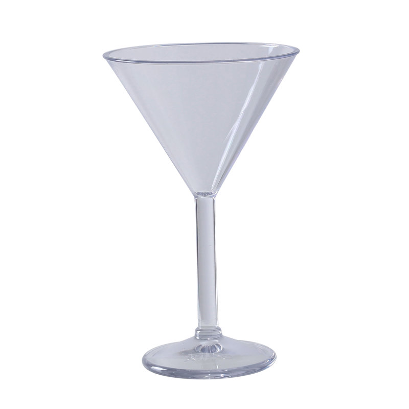 Stemware 6 oz. Plastic Martini Glass