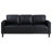 Farallone Black Track Arm Sofa
