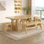 Table de salle à manger Burlywood-1767472159