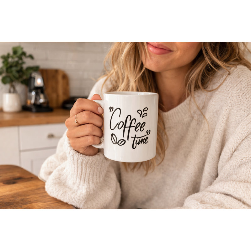 Mugs-set Of 6-white