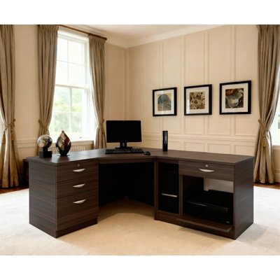 Brie Modular L-Shaped Computer Desk