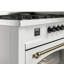 ILVE Nostalgie II 60 Dual Fuel Range, 9 Burners, Griddle-233756768-233756750