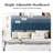 Aleiny Velvet Bed with Adjustable Upholstered Headboard-436444922-436444924