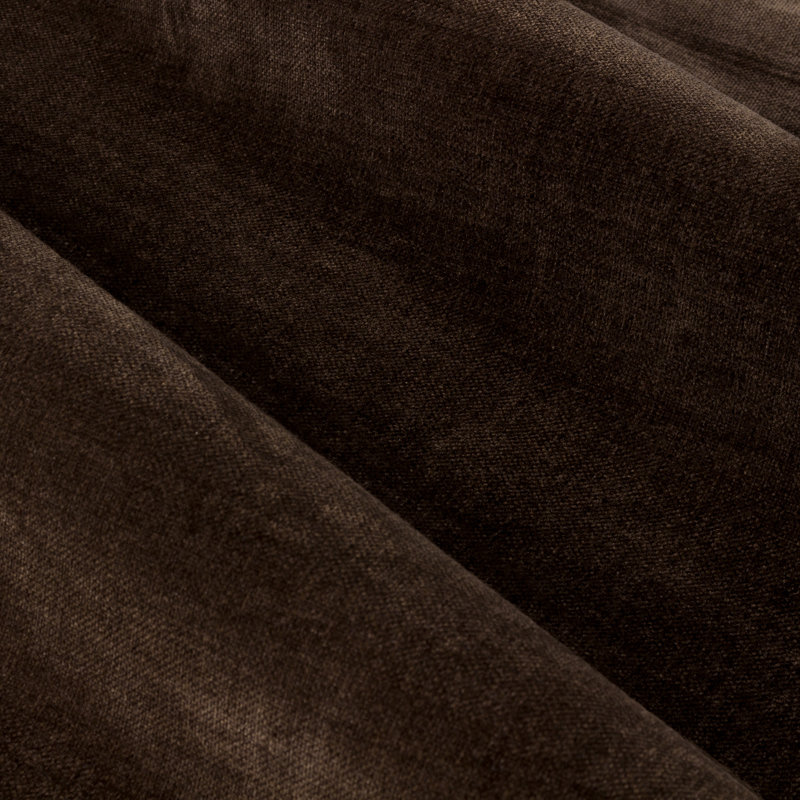 Heavy Chenille Blackout Curtain Panel Pair, 229cm Width x 229cm Drop, Brown