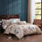 Bebejan Blue Blossom 100% Cotton Sateen 5 Piece Reversible Comforter Set-107293162
