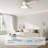 Low Profile Ceiling Fan with Light and Remote Control-1070088129