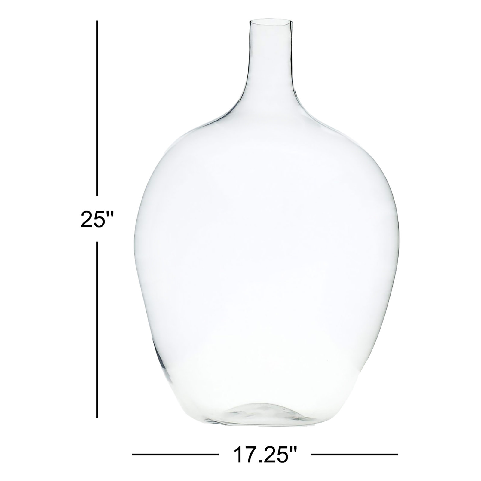 Aryes 25'' Glass Table Vase