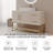 Modern bathroom vanity with ceramic basin sink