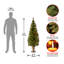 The Holiday Aisle® Montclair Spruce Entrance Tree with Clear Lights-597679816