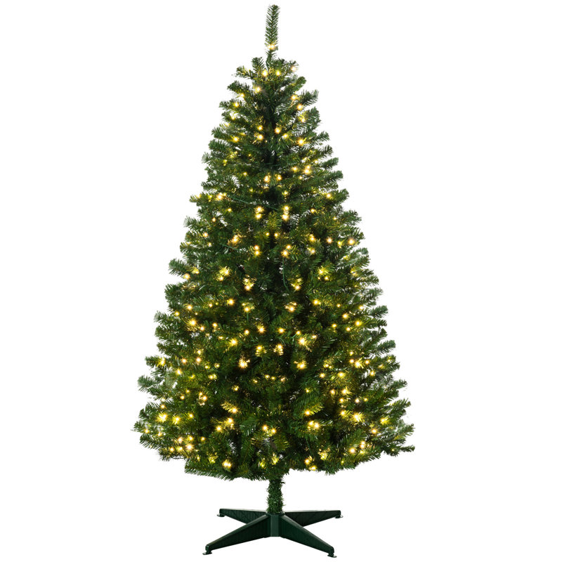Arbre artificiel de 6 pi de hauteur, 584 branches, 212 lumières à DEL, ouverture automatique, antidéflagrant, délicieuse branche du matin de Noël, ignifuge, installation simple, rassemblement joyeux