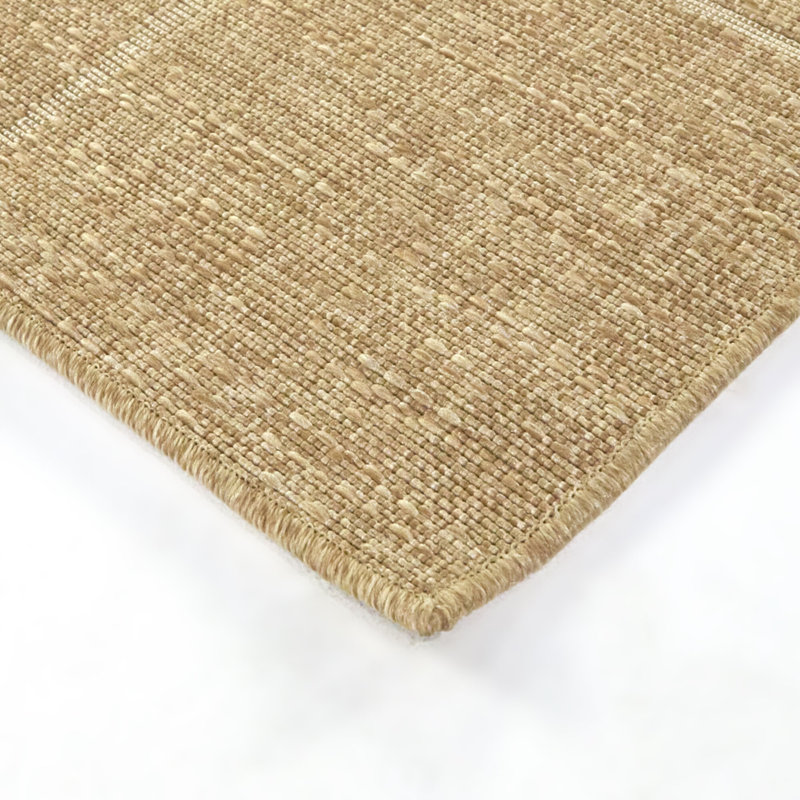 Tapis intérieur / extérieur taupe Hagberg, Rectangle 5 pi 3 po x 7 pi