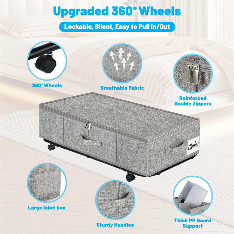 Rebrilliant Linen Underbed Storage