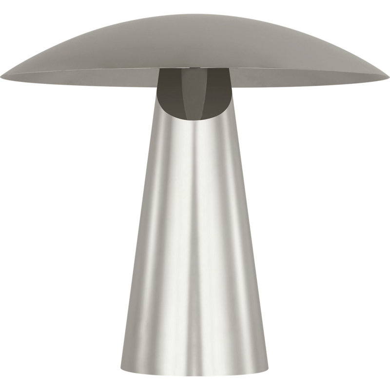 Aegis Medium Table Lamp, Polished Nickel