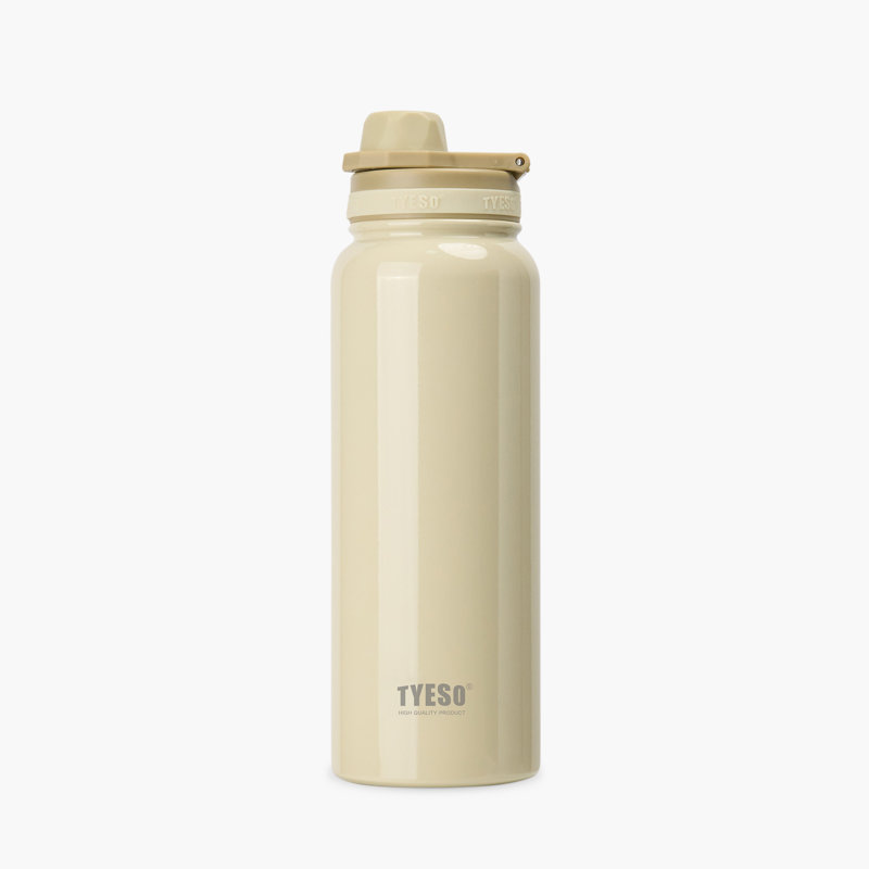 Bouteille de sport légère en acier inoxydable avec poignée TYESO, 35 oz, Moka
