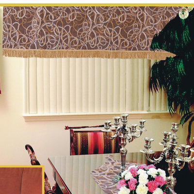 Watterson Damask Tailored Window Valance