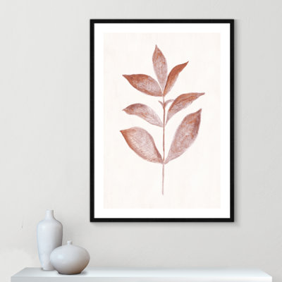 Wilfrid Red Leaf III par Tara Studios - reproduction d'art