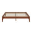 Structure de lit plateforme en bois de bambou massif-587884510