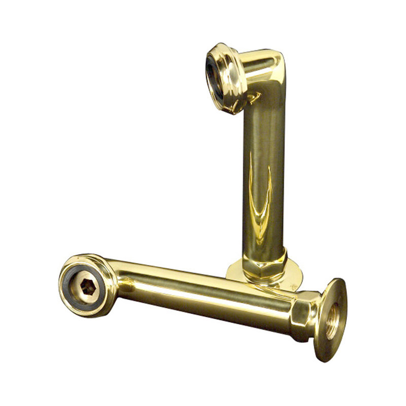 Faucet Elbows, Polished Brass