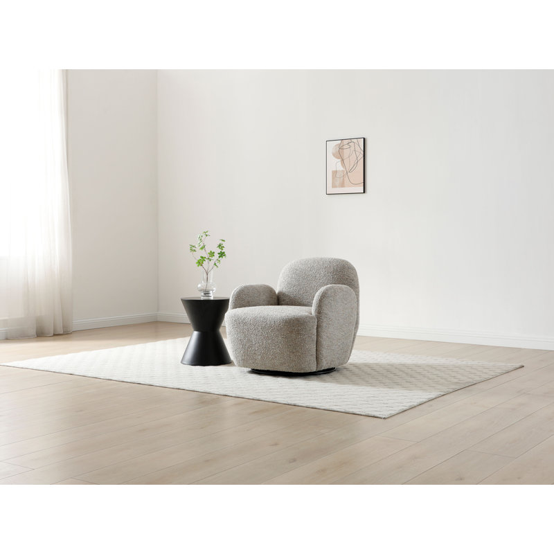 Upholstered Swivel Armchair