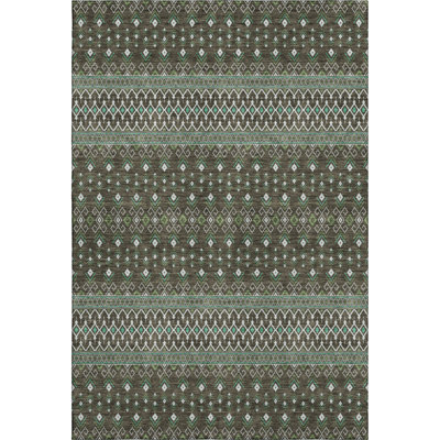 Premium Machine Washable Prisco Brown Rug