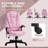 High Back Vibration Massage Office Chair With 6 Vibration Points-469273654-437576099