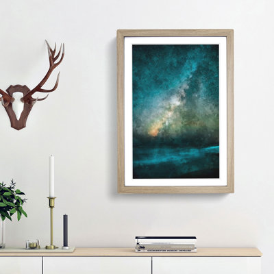 Stars Above Hawaii Painting - Framed Print