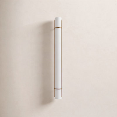 Romaine Single Frosted Dimmable LED Vanity Light