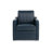 Carter 30'' Wide Faux Leather Swivel Upholstered Armchair-69524972