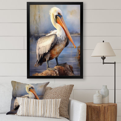 Majestic Pelican III - Art mural sur toile Pelican